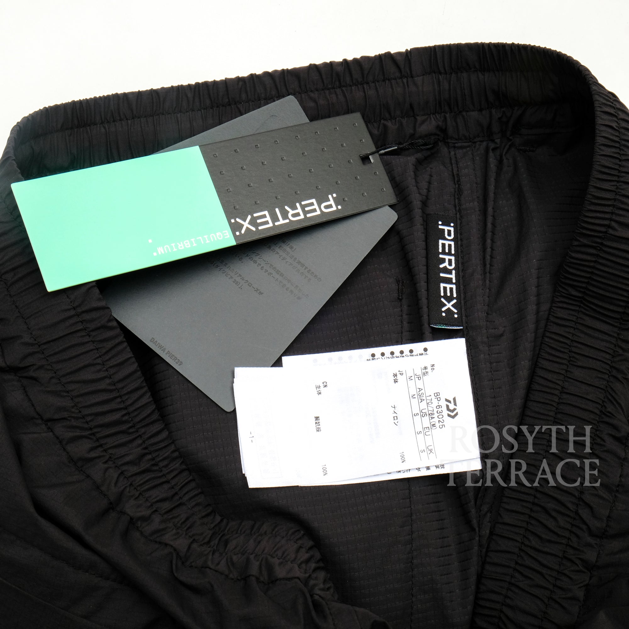 【DAIWA PIER39 / TECH TRAVEL PANTS PERTEX / SIZE M】