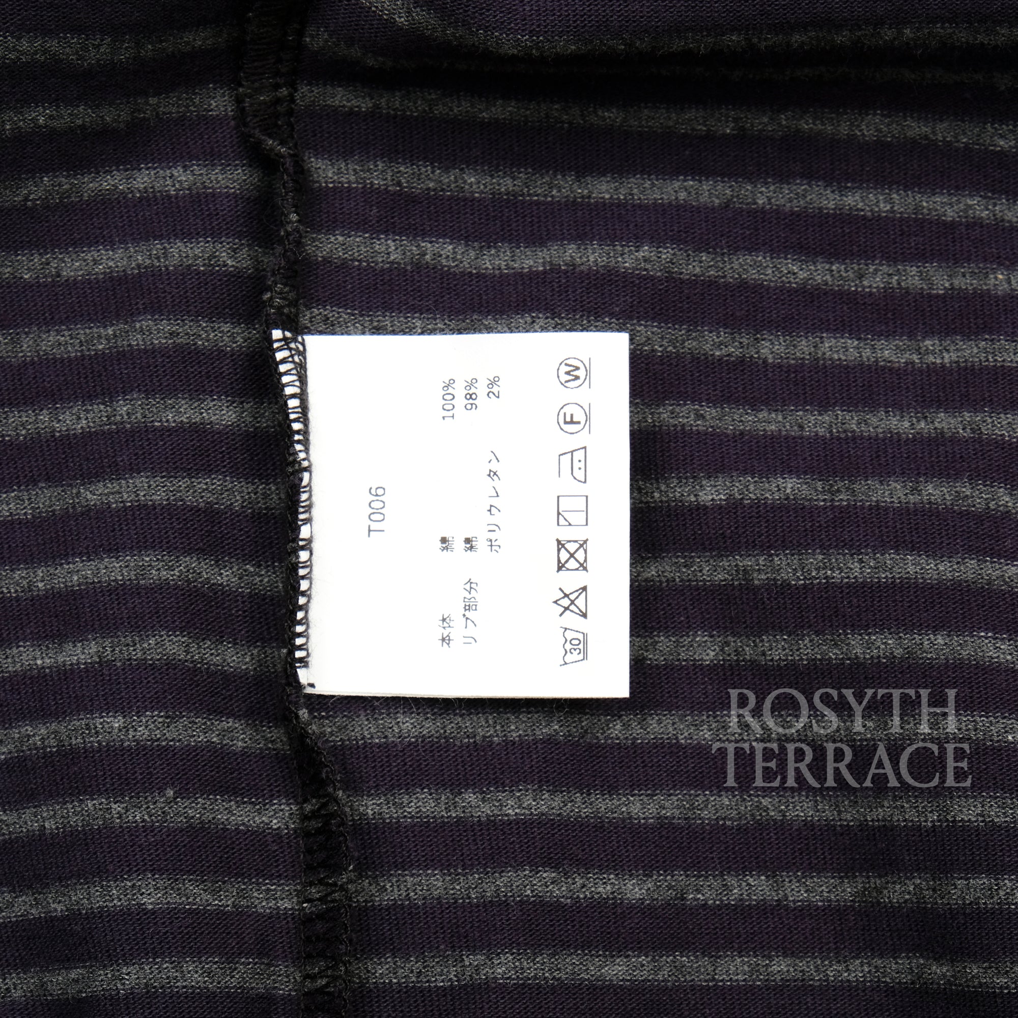 【ES.1 / T006 (BLACK BORDER) LS TEE / SIZE L】