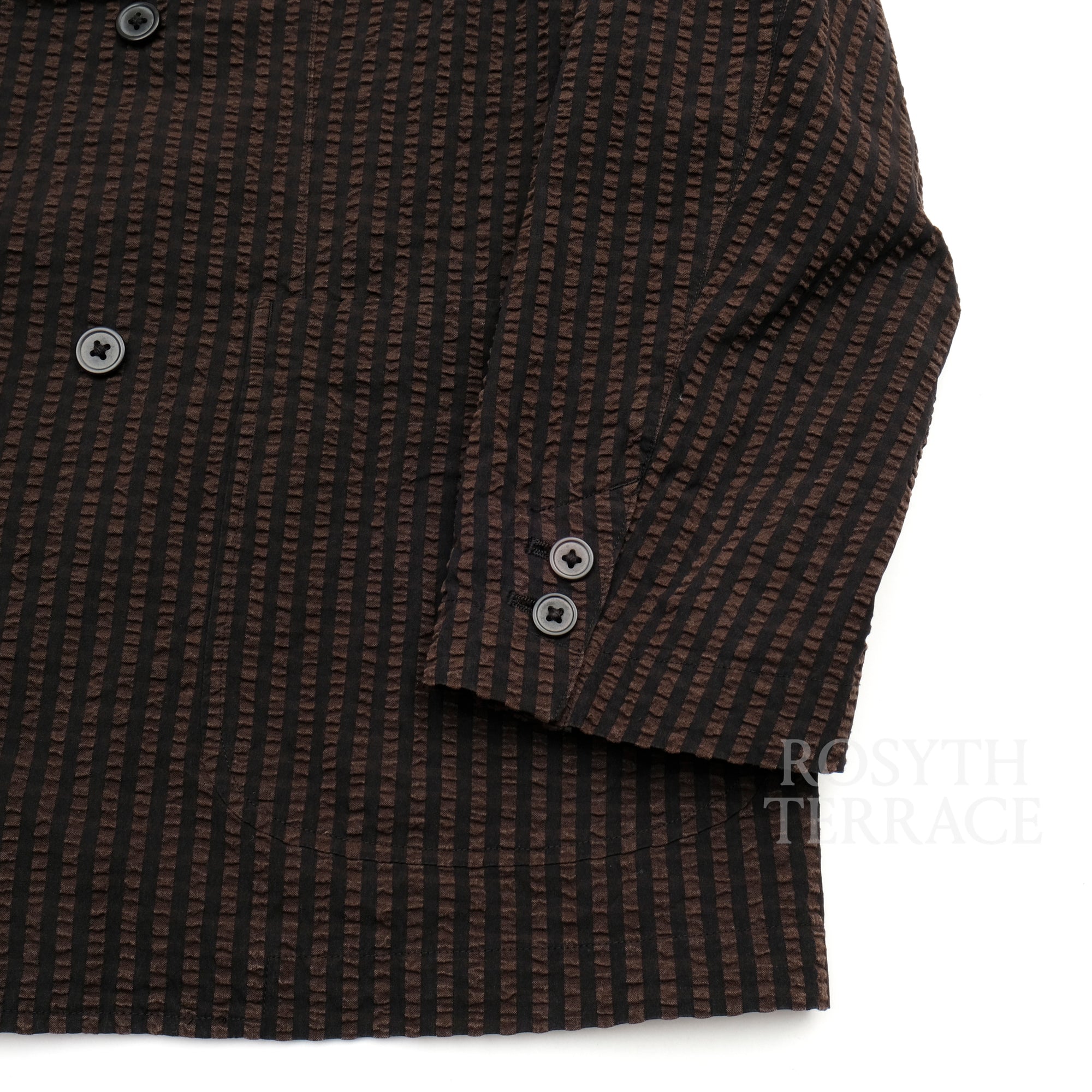 【KAPTAIN SUNSHINE / SEERSUCKER FIELDWRAP DOUBLE-BREASTED JACKET / SIZE 38】