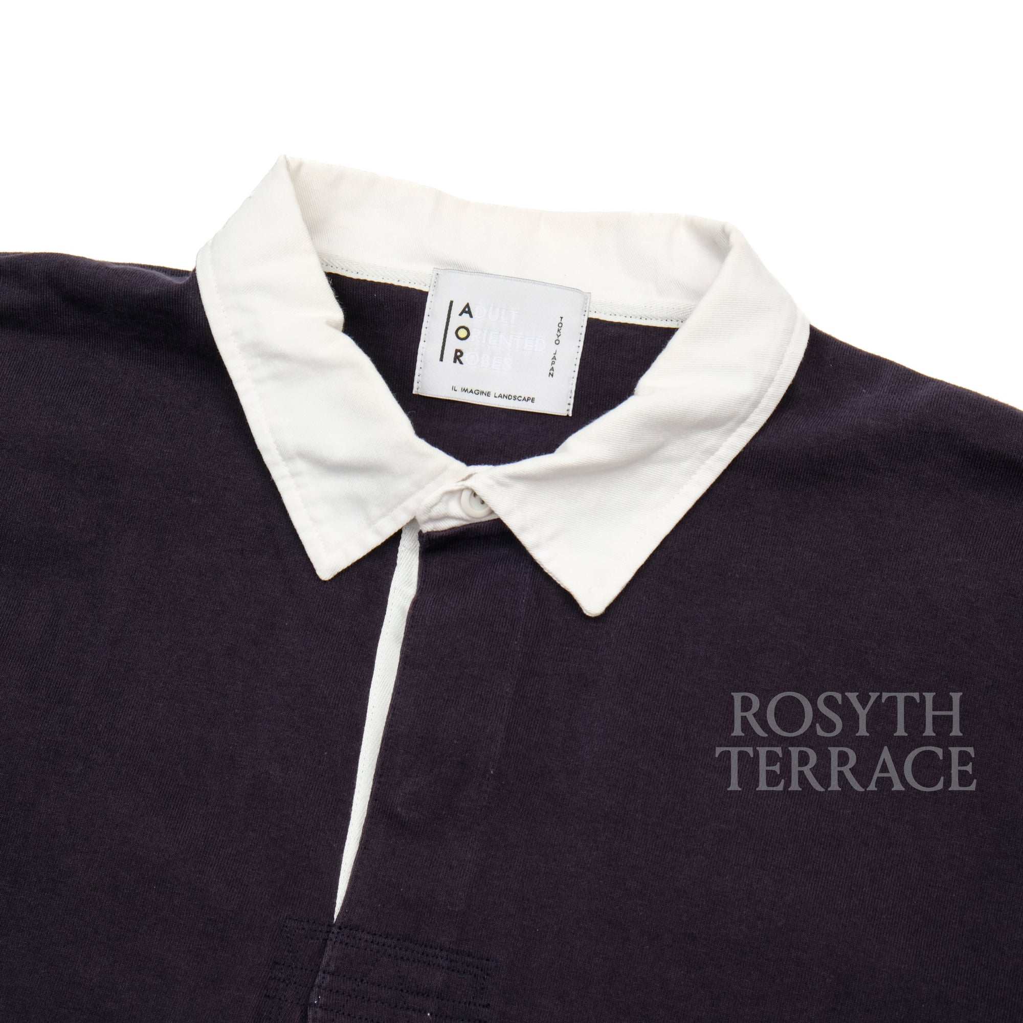 【ADULT ORIENTED ROBES / RUGBY POLO LS (NAVY) / SIZE 3】