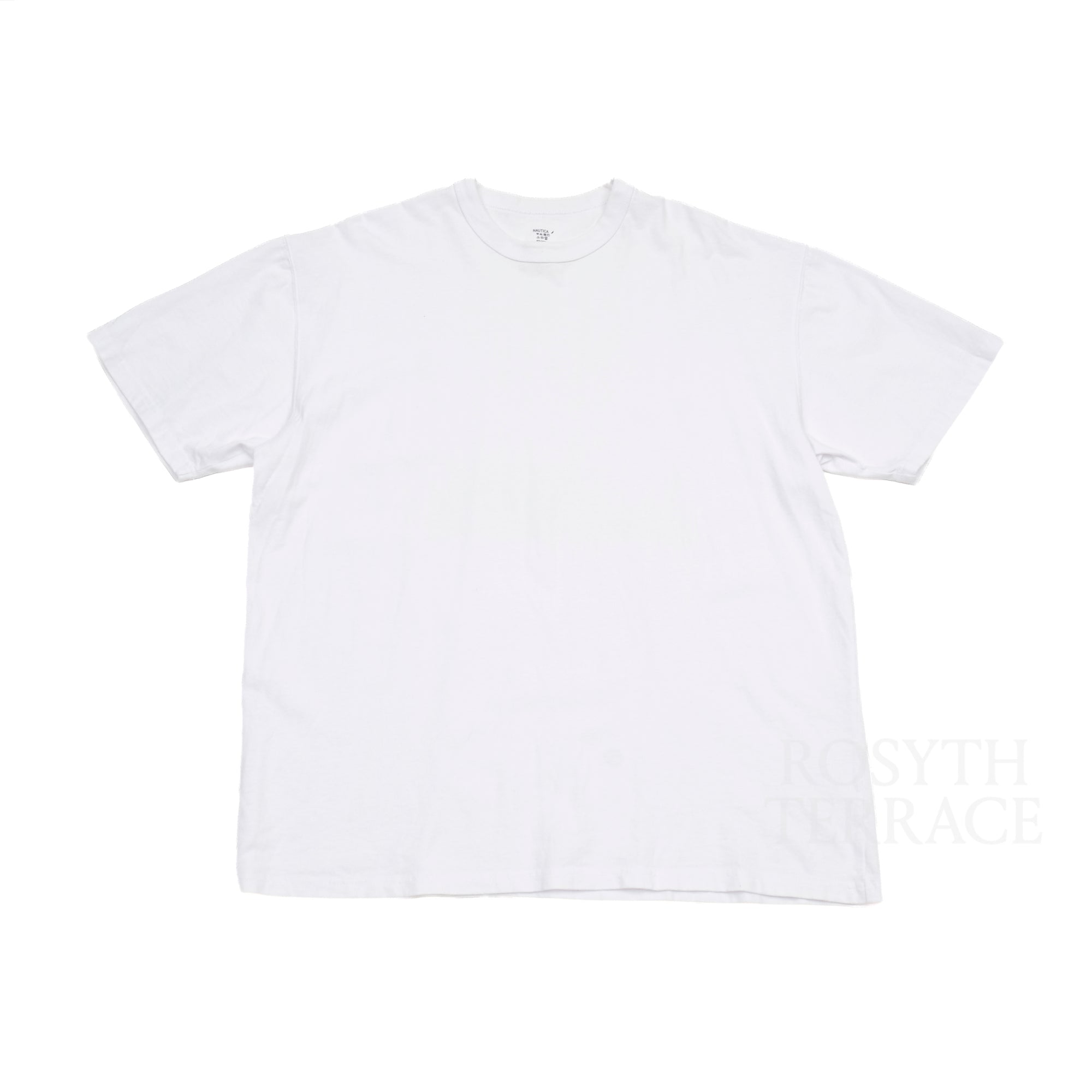 【NAUTICA JAPAN / CREW NECK SS TEE (WHITE) / SIZE S】