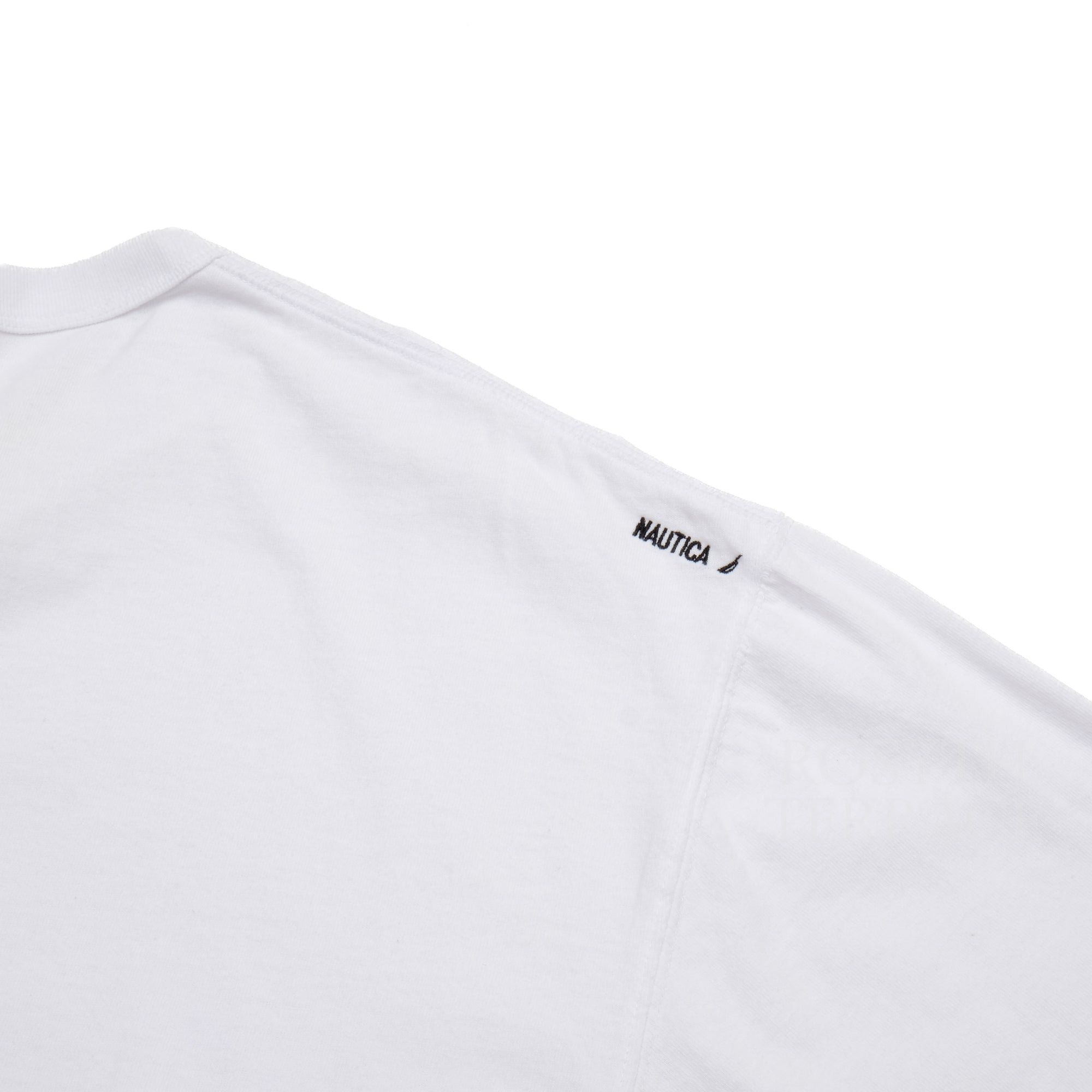 【NAUTICA JAPAN / CREW NECK SS TEE (WHITE) / SIZE S】