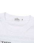 【BUNNEY / ENGRAVING PLATE SS TEE (WHITE) / SIZE XL】