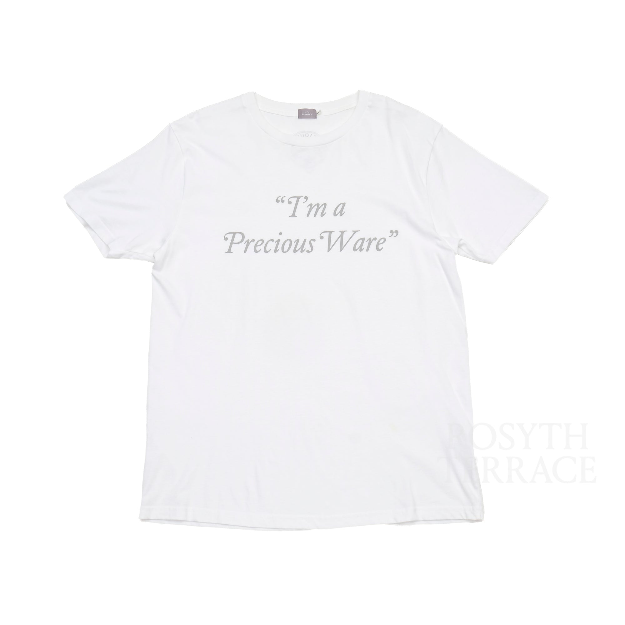 【BUNNEY / PRECIOUS WARE SS TEE (WHITE) / SIZE L】