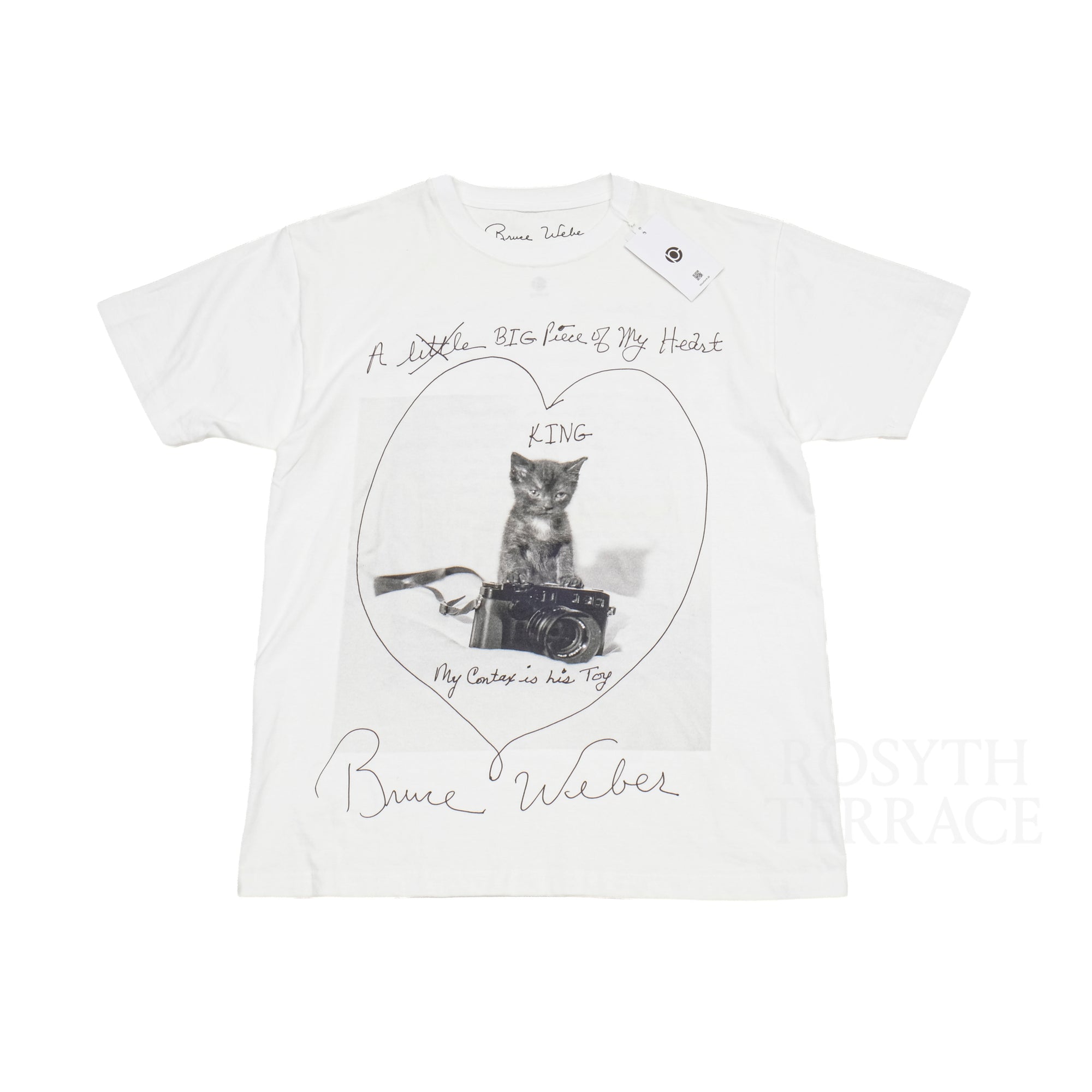 【BIOTOP x Bruce Weber / PHOTO T-SHIRT 'CAT' / SIZE XL】