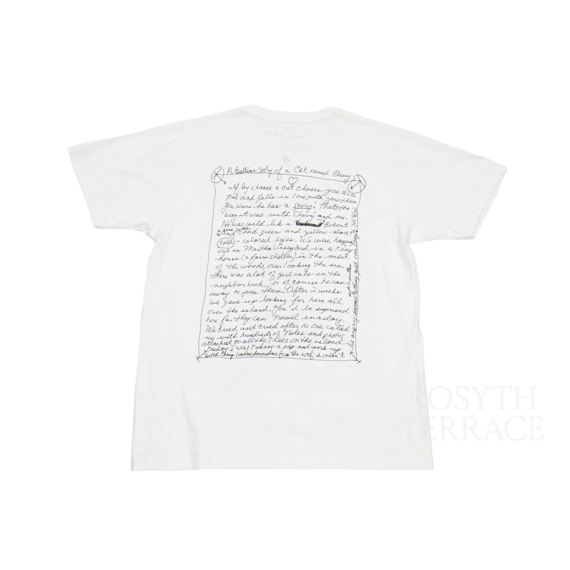 【BIOTOP x Bruce Weber / PHOTO T-SHIRT 'CAT' / SIZE XL】
