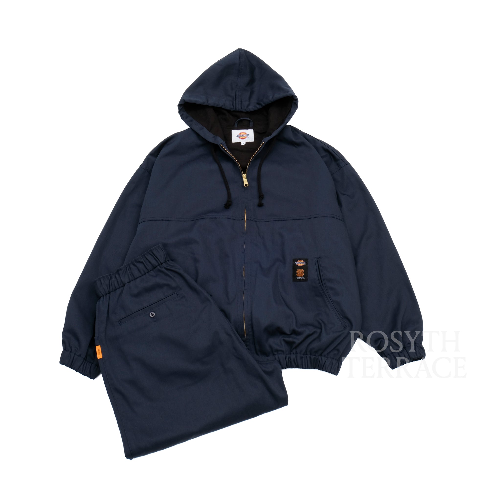 【SEE SEE x DICKIES / FULL ZIP HOODY &amp; BAGGY PANTS / SIZE M】