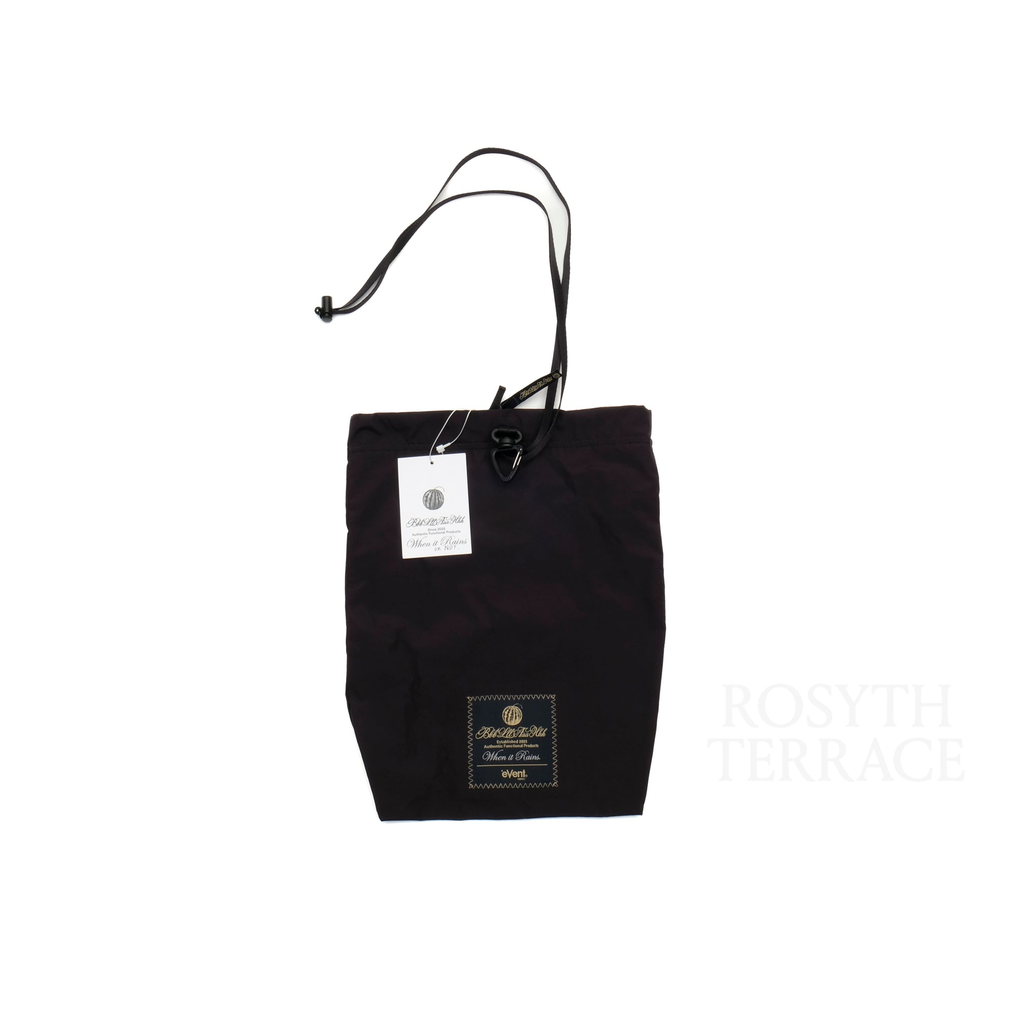 【bbblllaaahhh / DRAWSTRING POUCH (BLACK) / SIZE M】