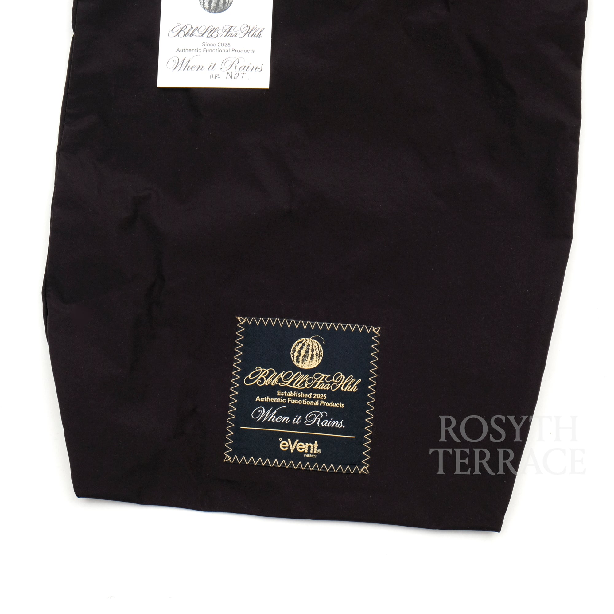 【bbblllaaahhh / DRAWSTRING POUCH (BLACK) / SIZE M】