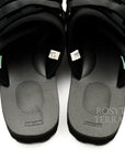 【everyone x SUICOKE / NYLON SILK "MOTO" SANDALS (BLACK) / US9】