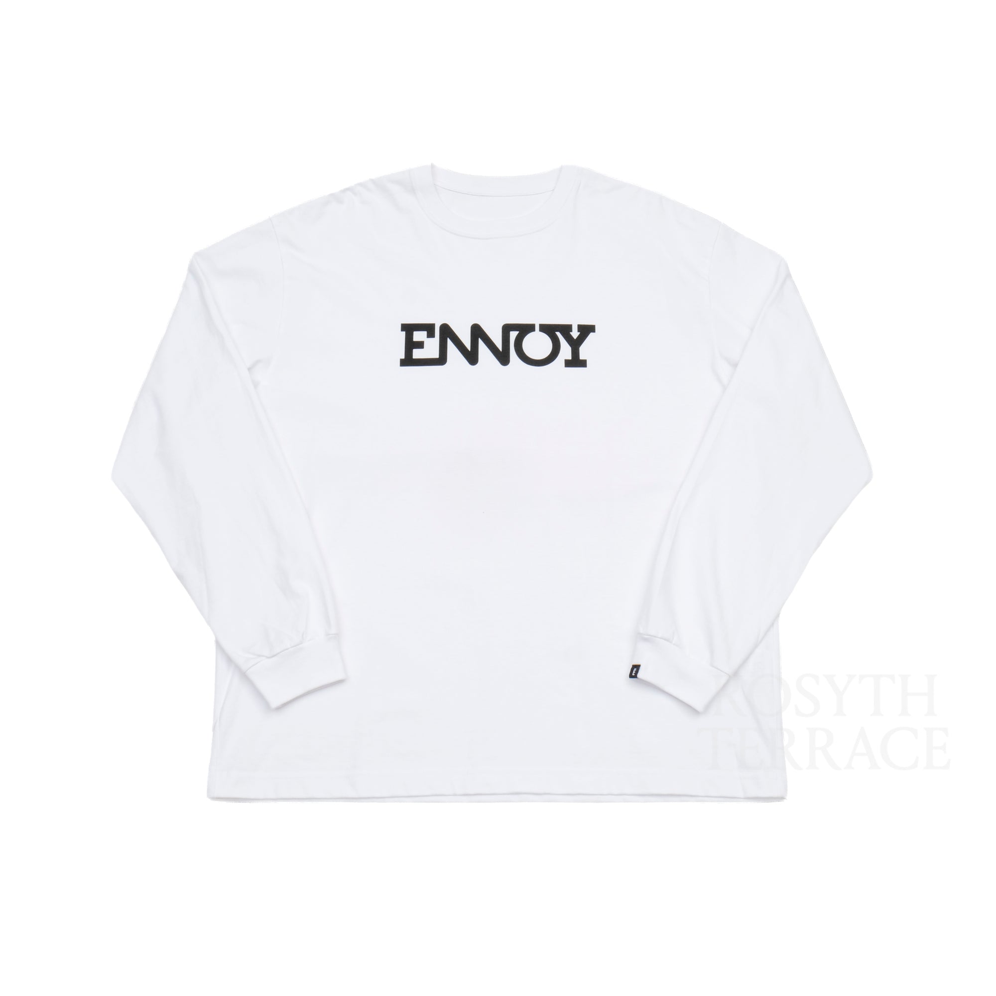 【ENNOY / SS21 ELECTRIC LOGO LS TEE (WHITE/BLACK) / SIZE XL】