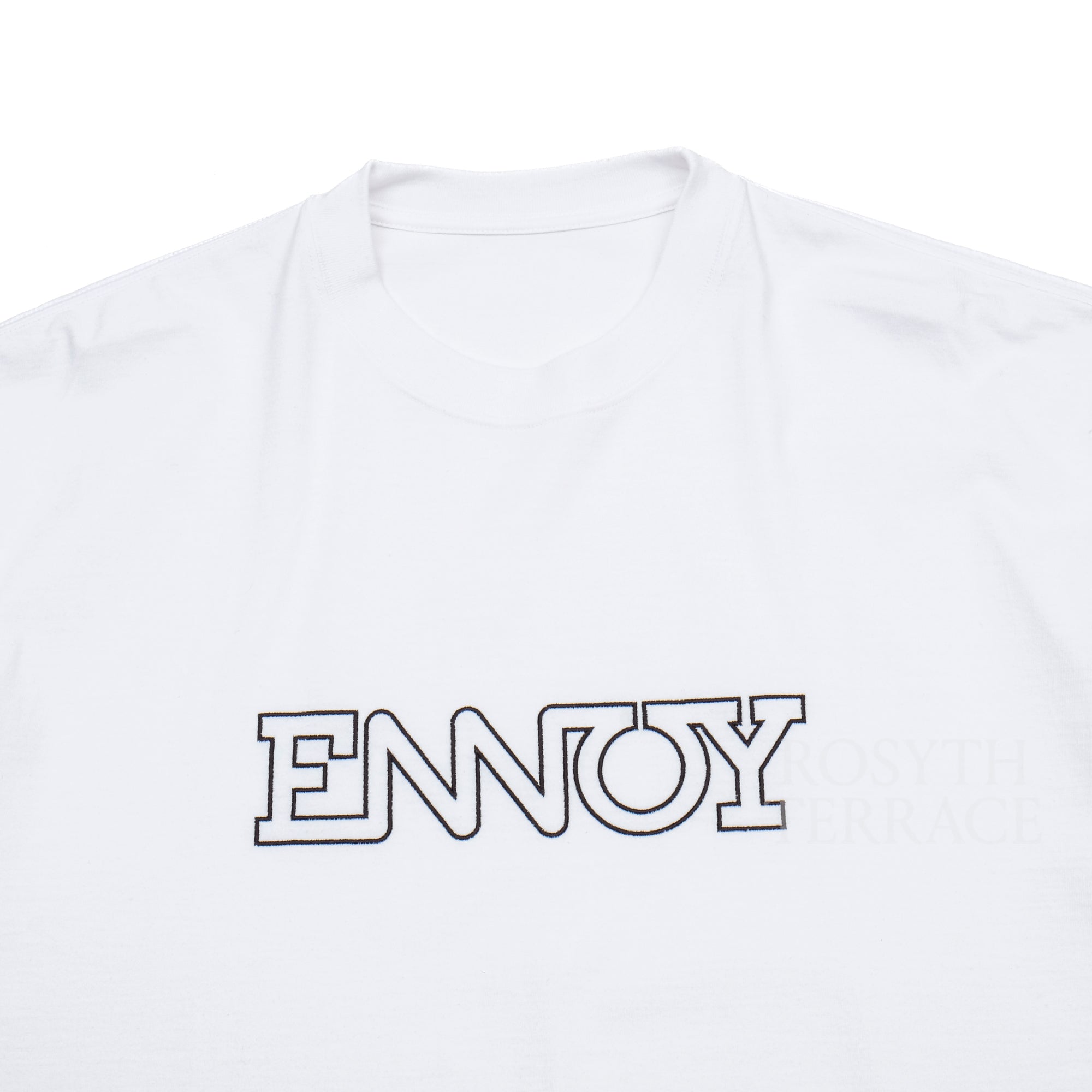 【ENNOY / SS24 ELECTRIC LOGO SS TEE (WHITE/BLACK) / SIZE L】