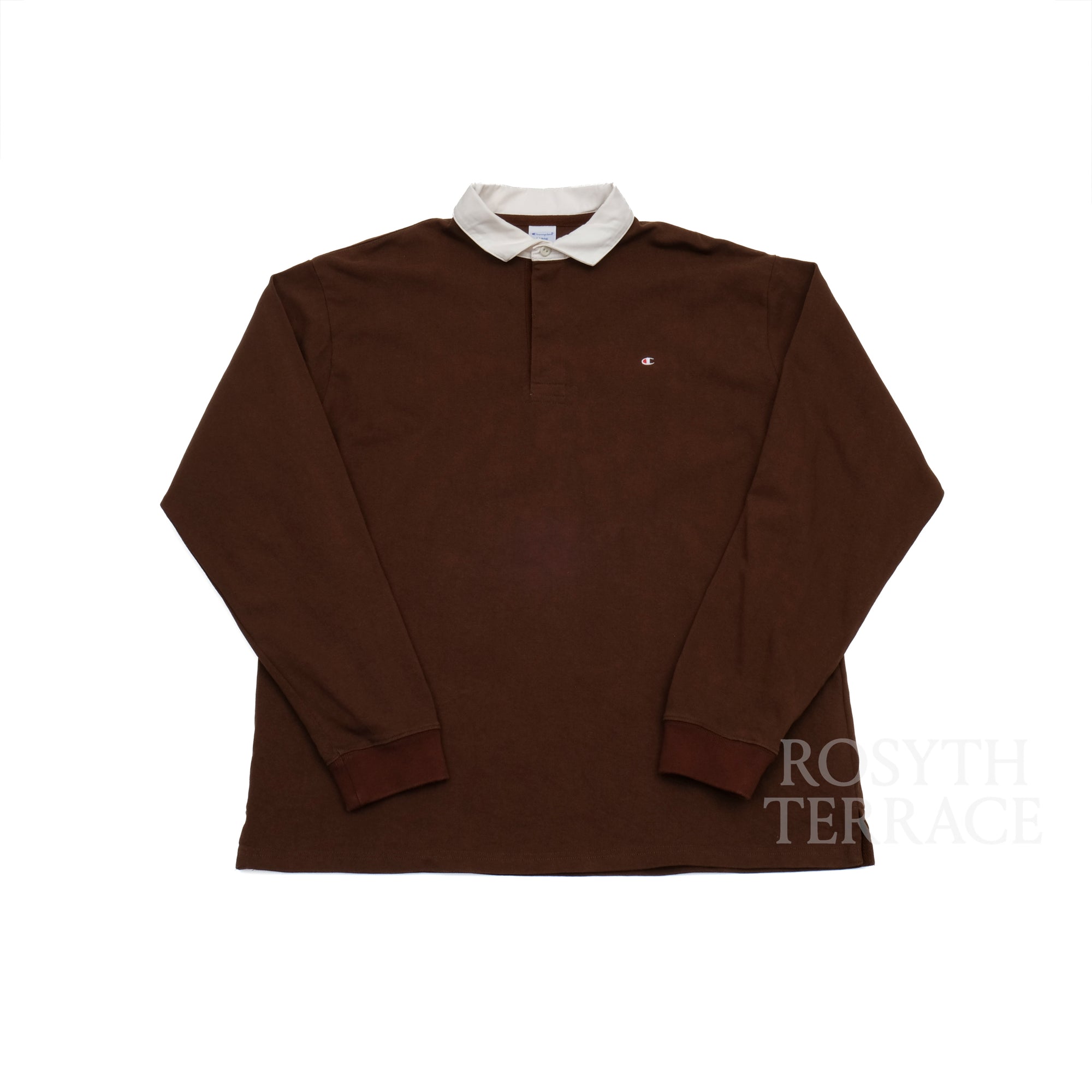 【Champion x BEAMS / CUSTOM POLO LS (BROWN) / SIZE M】
