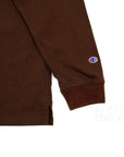 【Champion x BEAMS / CUSTOM POLO LS (BROWN) / SIZE M】