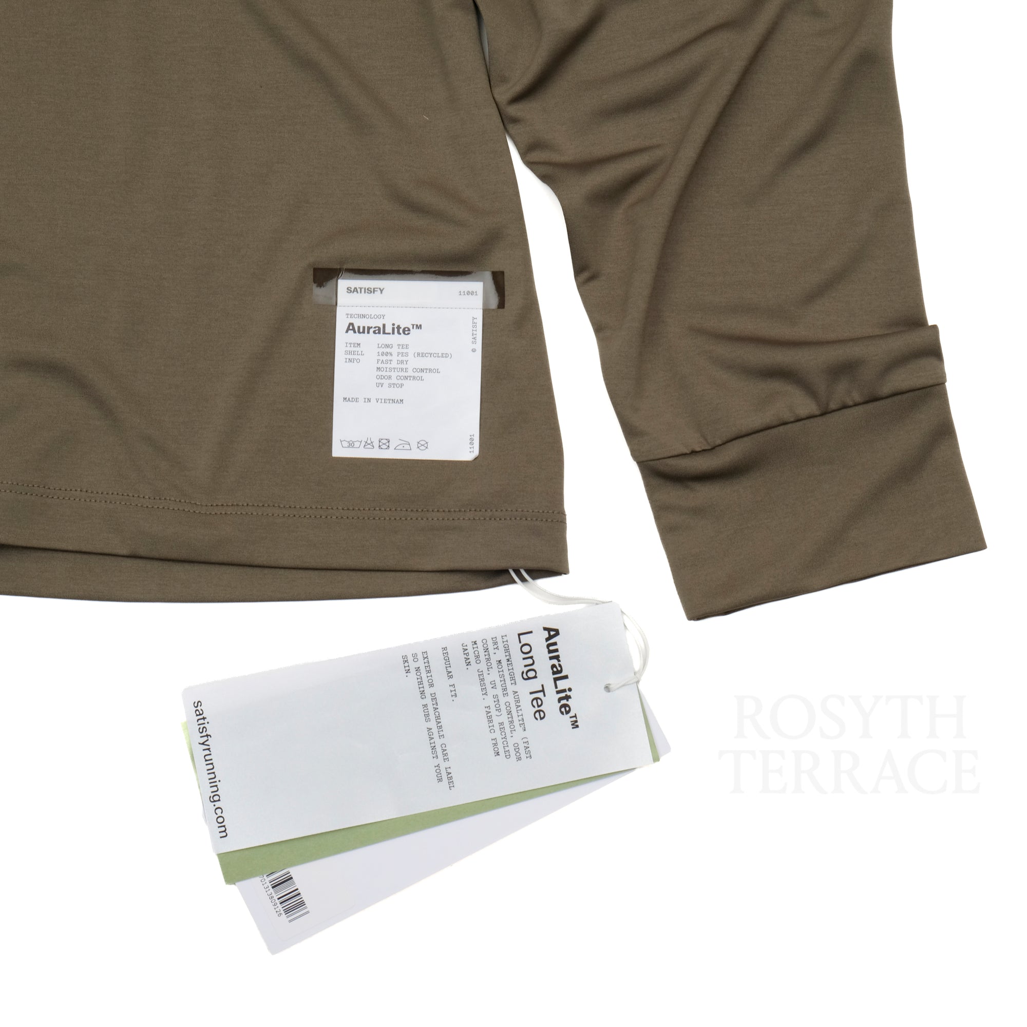 【SATISFY / AURALITE™ LS T-SHIRT / SIZE L】
