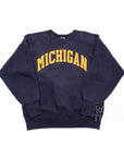 【90s Champion REVERSE WEAVE / MICHIGAN APPLIQUÉ CREW NECK / SIZE XL】