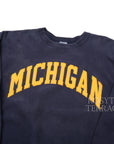 【90s Champion REVERSE WEAVE / MICHIGAN APPLIQUÉ CREW NECK / SIZE XL】