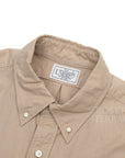 【Unlikely / BUTTON DOWN SHIRTS OXFORD (BEIGE) / SIZE L】