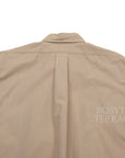 【Unlikely / BUTTON DOWN SHIRTS OXFORD (BEIGE) / SIZE L】