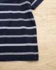 【1LDK EVCON / BORDER WIDE SS TEE (NAVY) / SIZE 2】