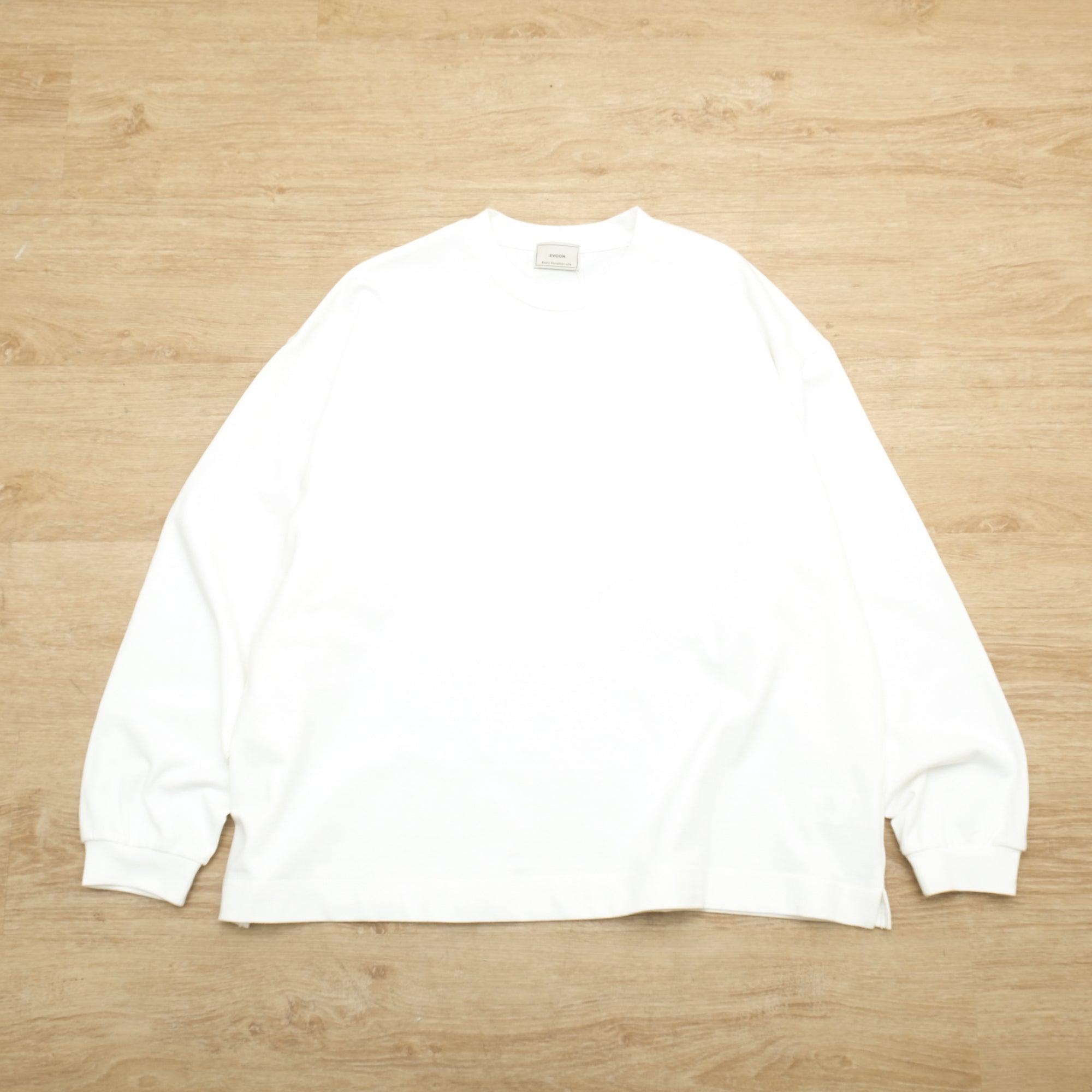 【1LDK EVCON / WIDE LS TEE (WHITE) / SIZE 2】