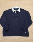 【NAUTICA JAPAN / RUGGER POLO LS / SIZE L】