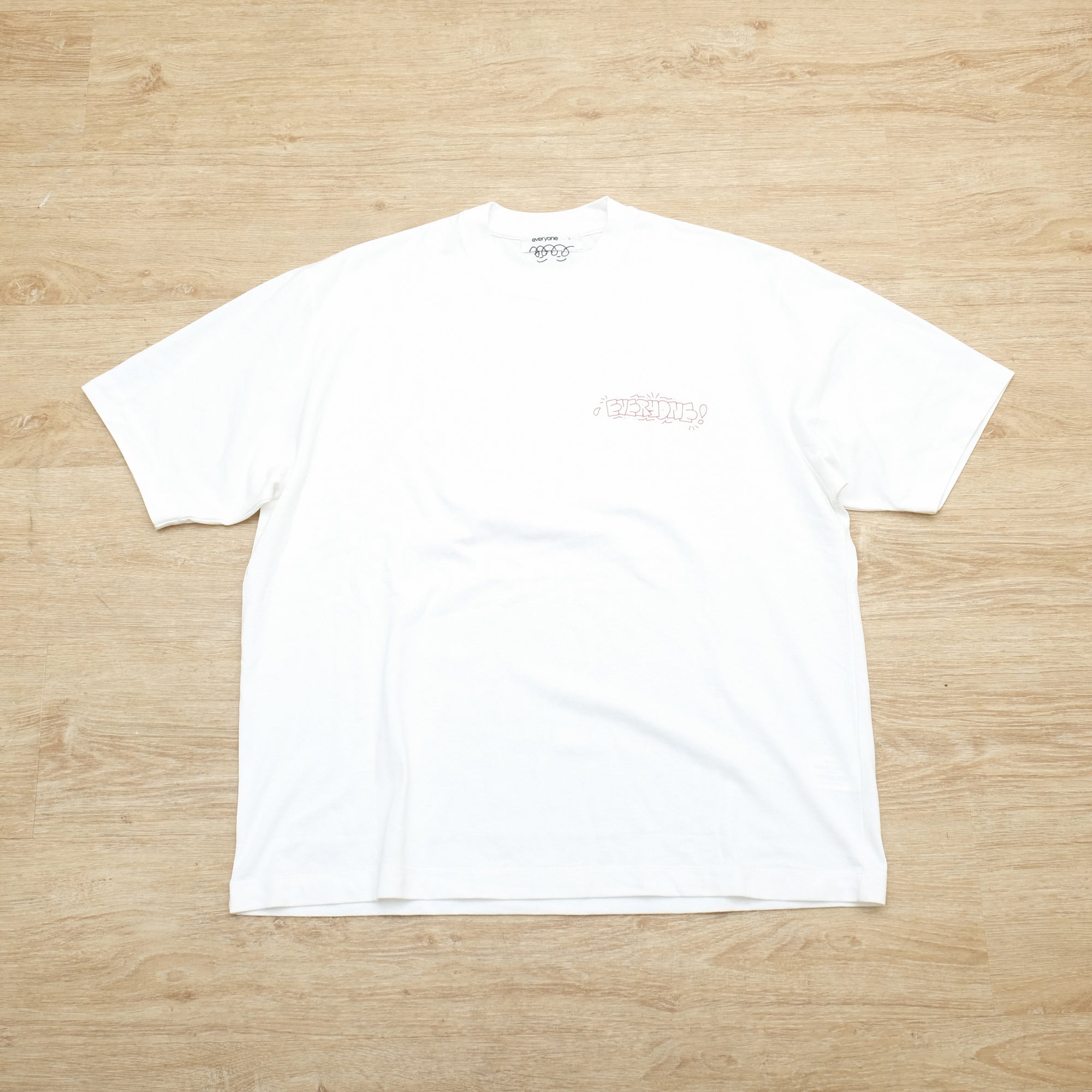 【everyone / J.30000 LOGO TEE / SIZE L】