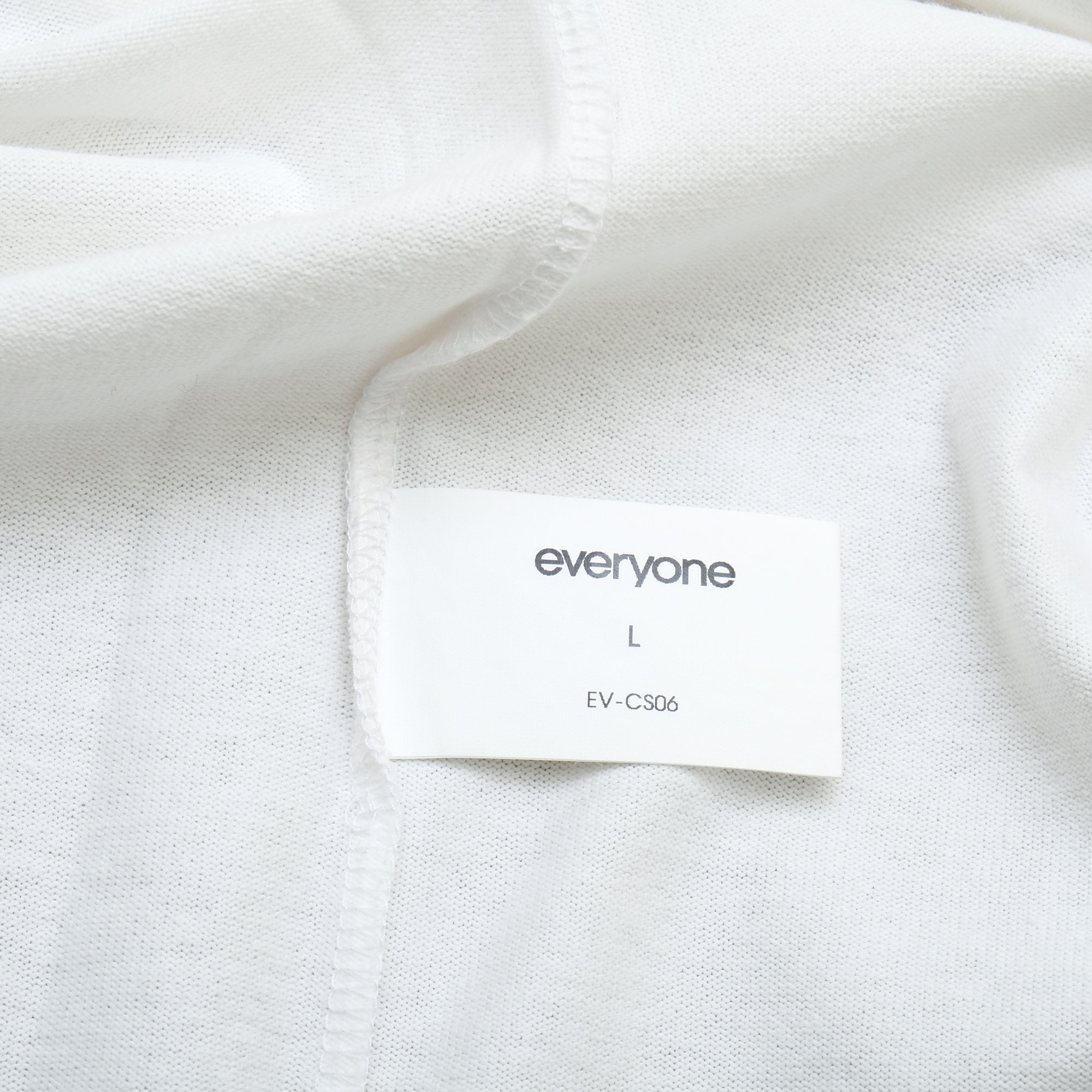 【everyone / J.30000 LOGO TEE / SIZE L】