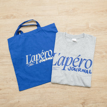 【ALL WE WANT MAGAZINE / L'APÉRO JOURNAL TEE & TOTE】