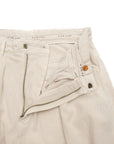 【FARAH JAPAN / TWO-TUCK WIDE TAPERED PANTS (SAND-BIEGE) / SIZE 32】