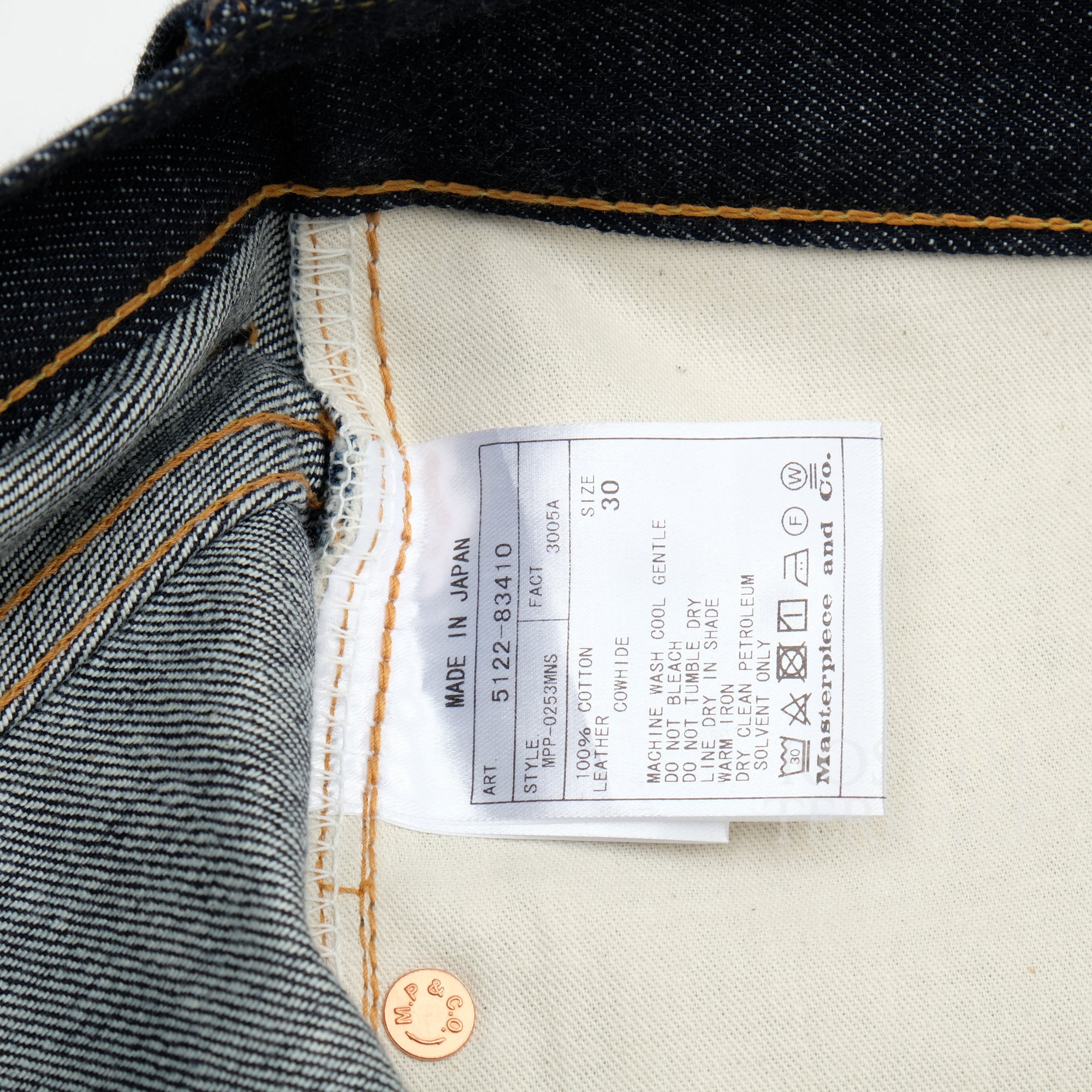 【SCYE BASICS for The▲Hermit Club / STRAIGHT JEAN INDIGO / SIZE 30】