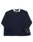 【NAUTICA JAPAN / 'TOO BIG' RUGGER POLO LS / SIZE L】