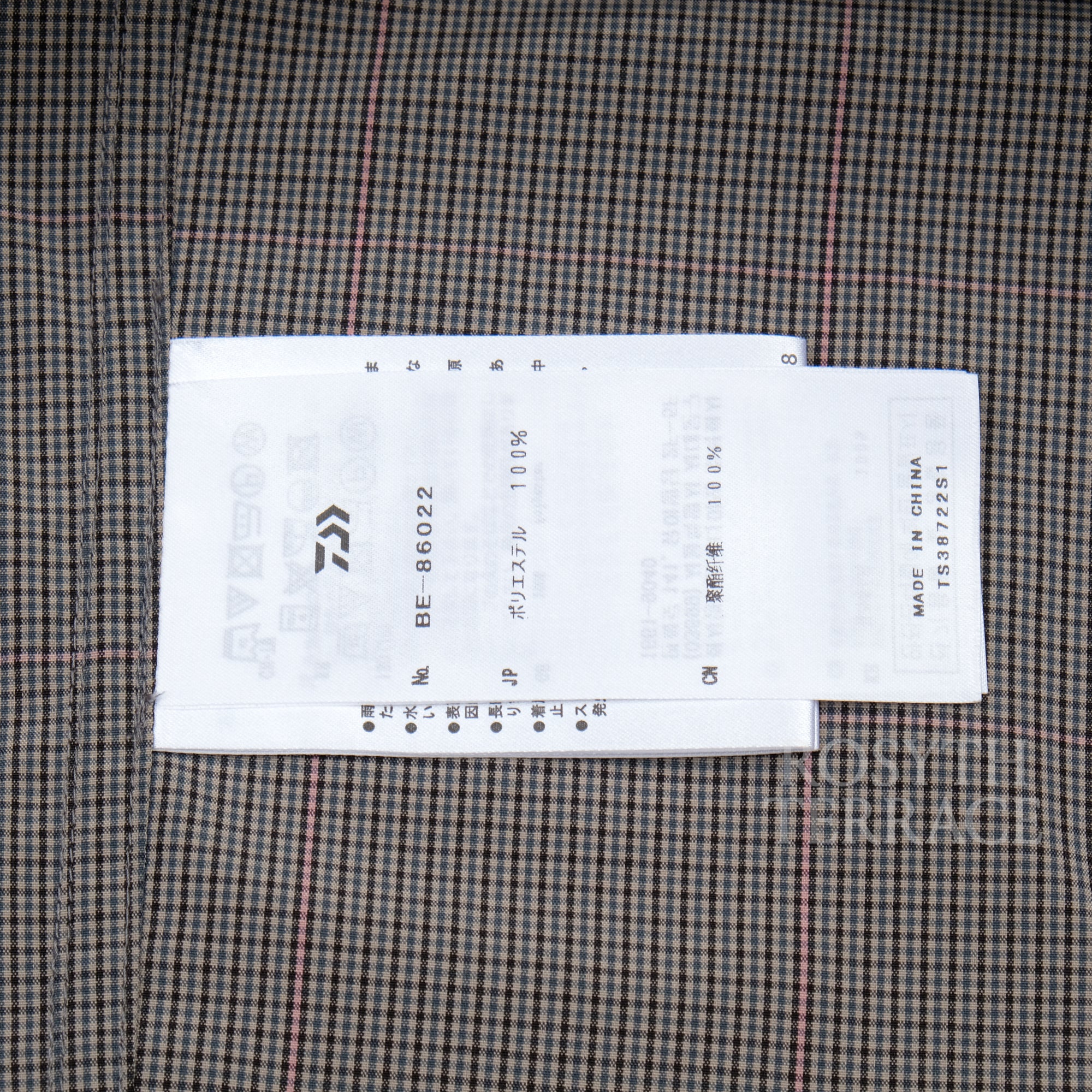 【DAIWA PIER39 / TECH WORK SHIRT (GUN CLUB PLAID) / SIZE M】