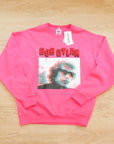 【WACKO MARIA / BOB DYLAN CREW NECK SWEATSHIRT PINK / SIZE L】