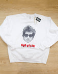 【WACKO MARIA / BOB DYLAN CREW NECK SWEATSHIRT WHITE / SIZE L】