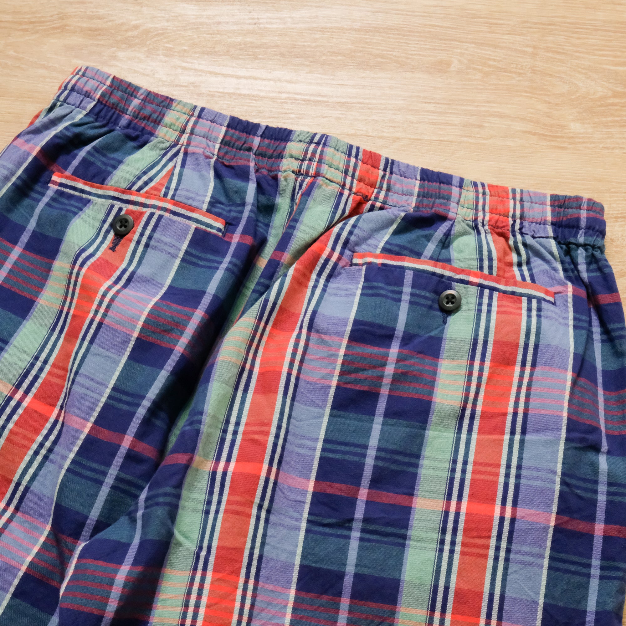 【B:MING BY BEAMS / PLAID EASY SHORTS / SIZE L】