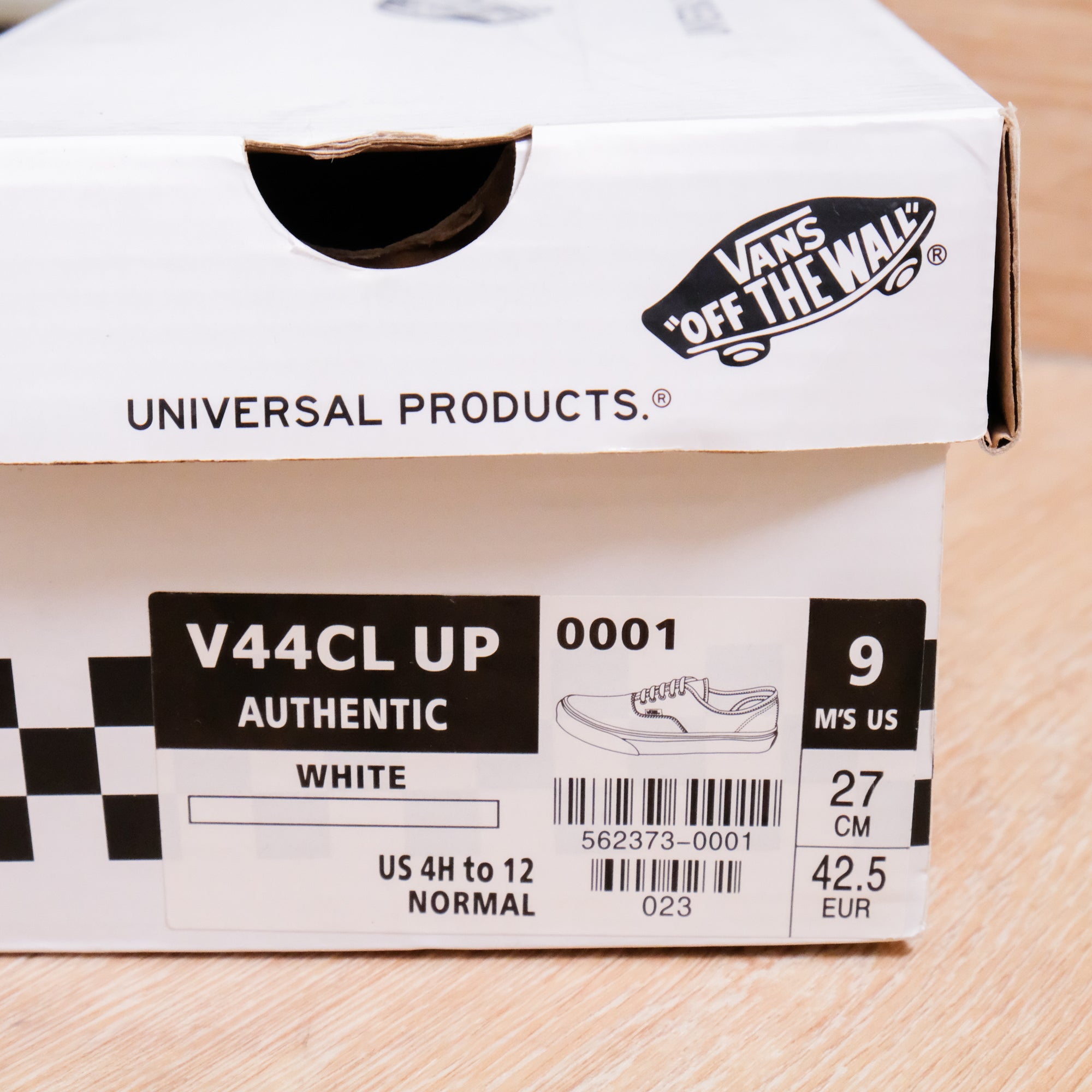 【UNIVERSAL PRODUCTS x VANS / AUTHENTIC &#39;WHITE PONY&#39; / US 9】