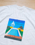 【AOR x HIROSHI NAGAI x SHIPS / QUIET SEASON TEE / SIZE XXL】