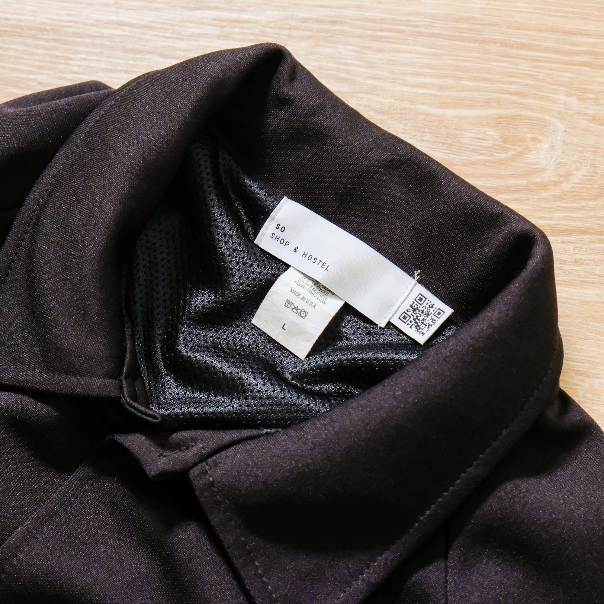 【SO SHOP &amp; HOSTEL / JERSEY COACH JACKET / SIZE L】