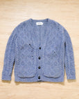 【PEEL & LIFT / ARAN CARDIGAN WOOL / SIZE M】