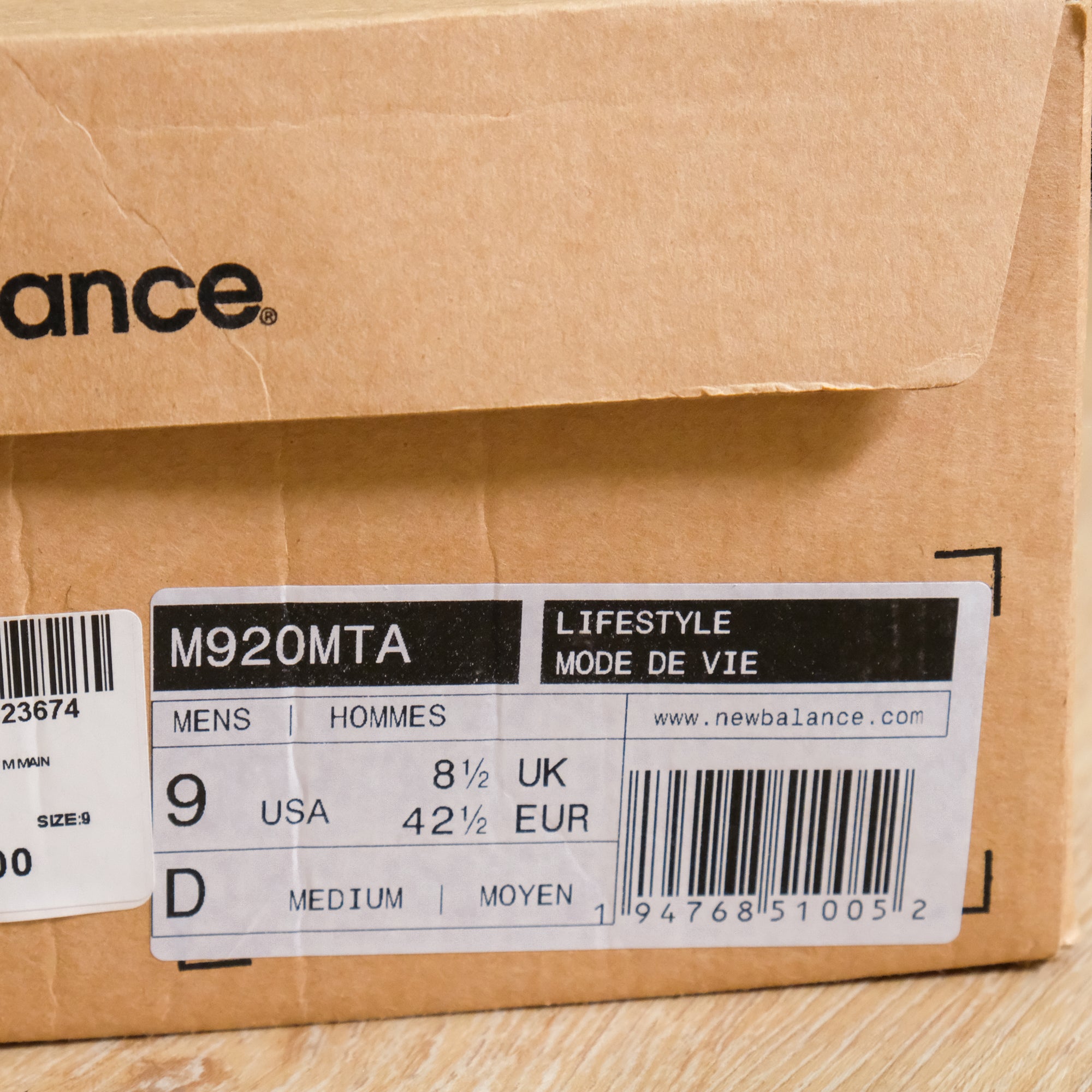 【NEW BALANCE x MTA / MIUK M920MTA / US 9】