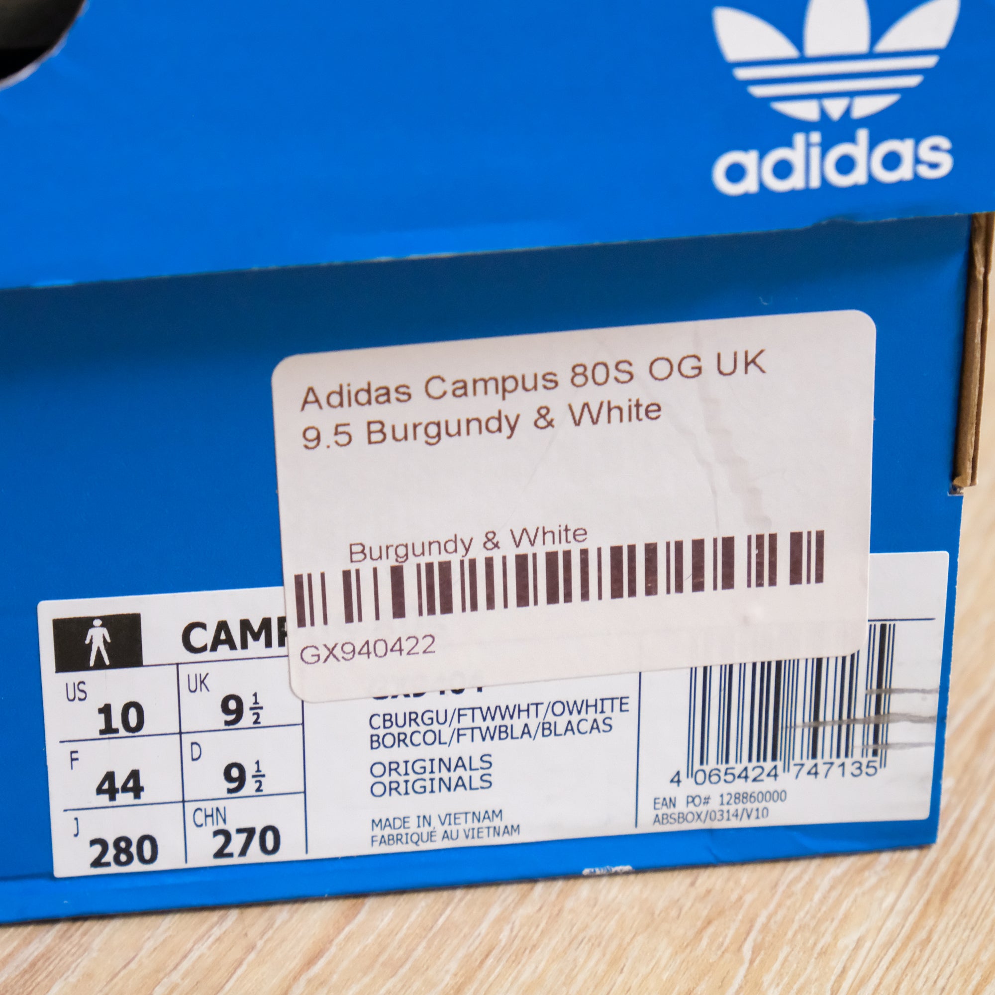 【ADIDAS / CAMPUS 80S OG / US 10】