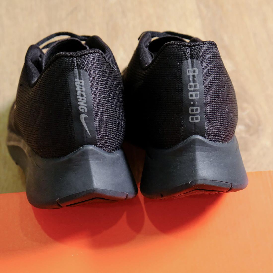 Zoom fly triple black on feet Clearance
