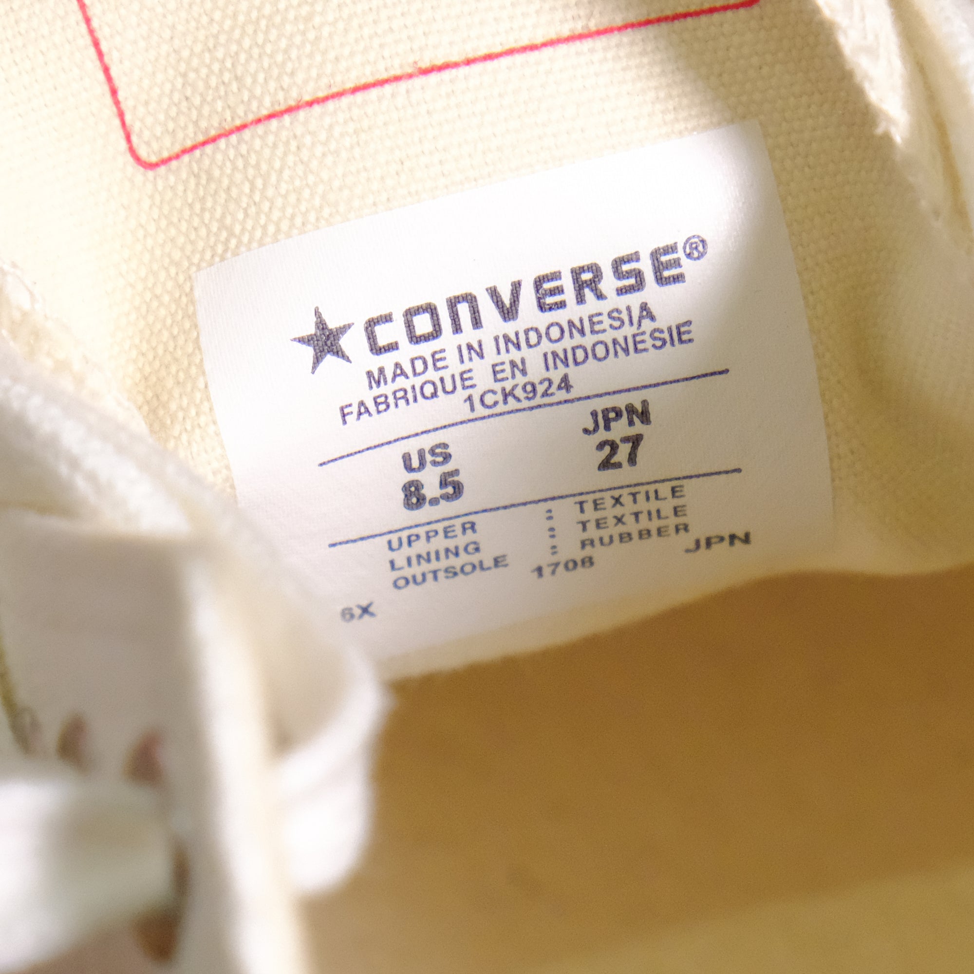 【CONVERSE ADDICT / CHUCK TAYLOR CANVAS OX / US 8.5】