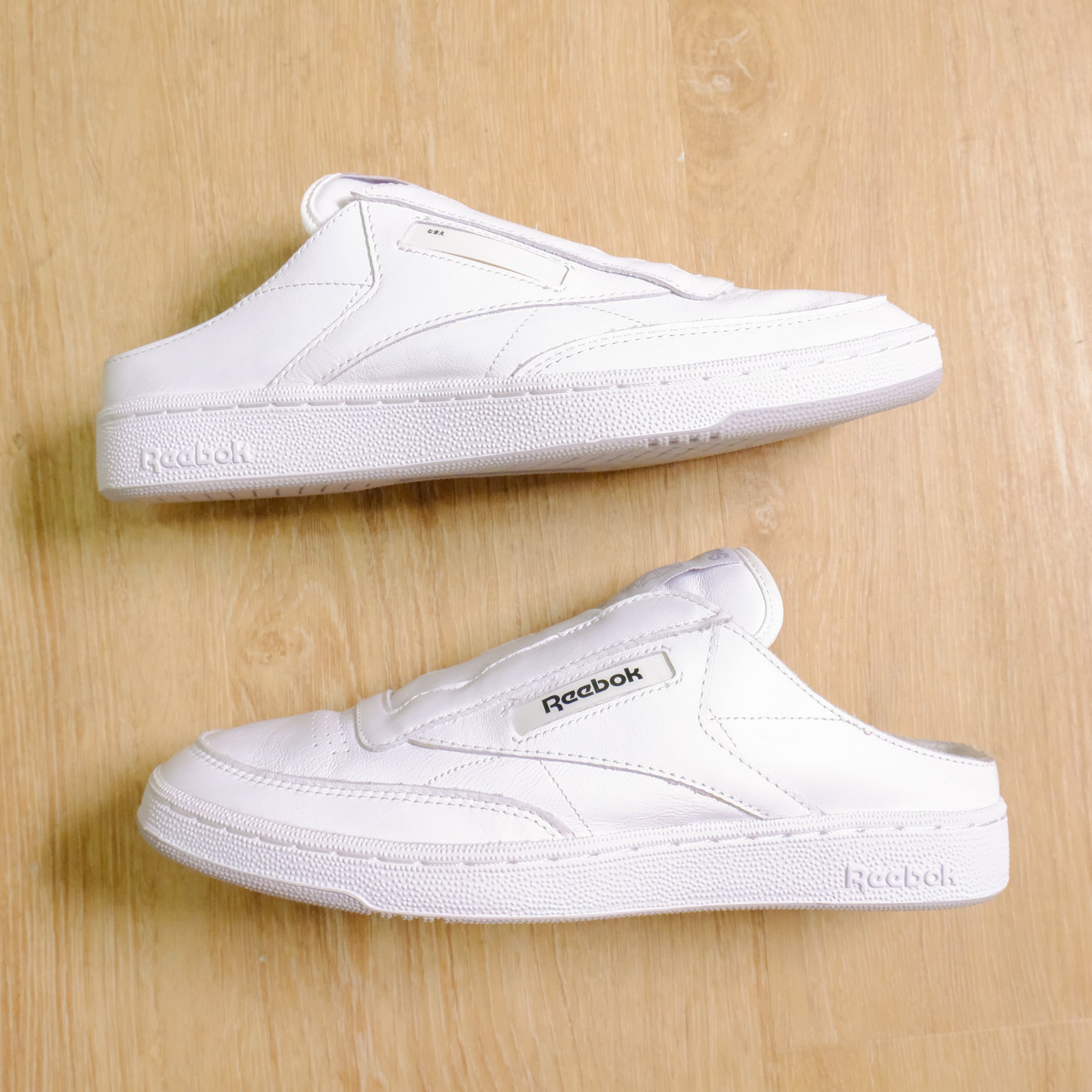 【BEAMS REEBOK / CLUB C LACELESS MULE / US 9.5】