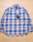 【DAIWA PIER39 / TECH WORK SHIRT FLANNEL (BLUE PLAID) / SIZE M】