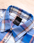 【DAIWA PIER39 / TECH WORK SHIRT FLANNEL (BLUE PLAID) / SIZE M】