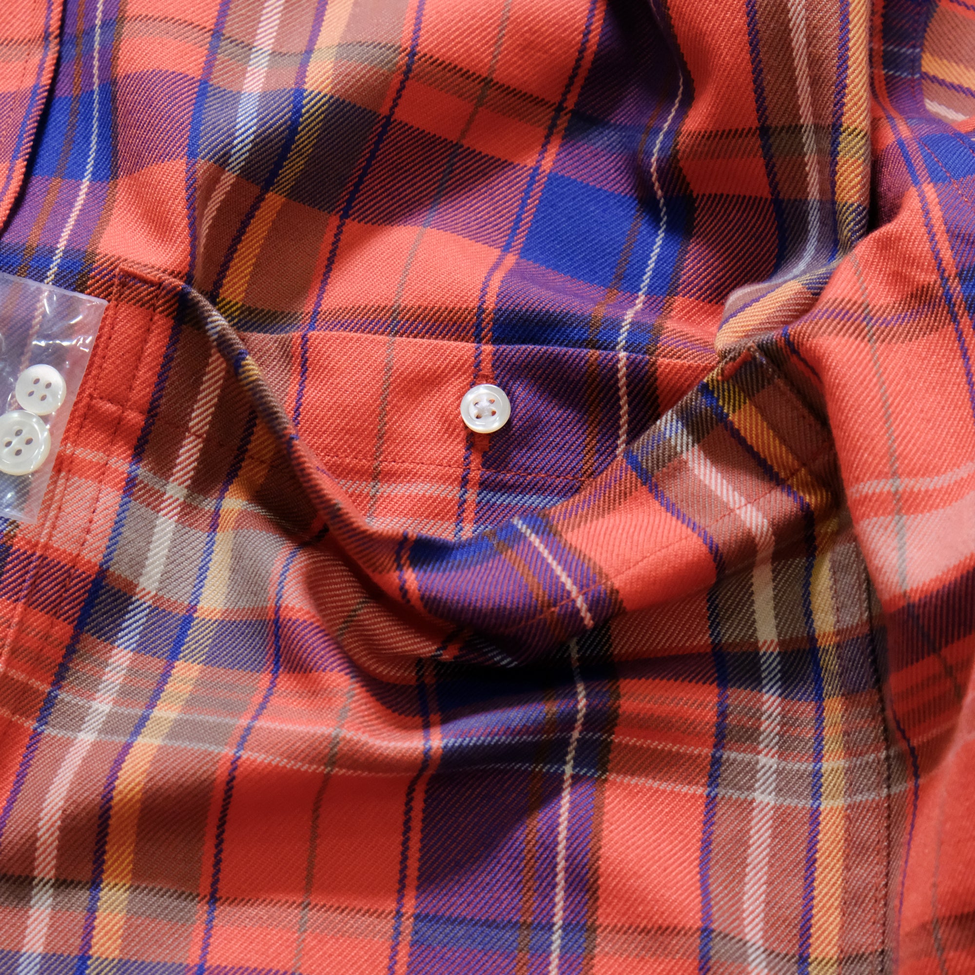 【DAIWA PIER39 / TECH WORK SHIRT FLANNEL (RED PLAID) / SIZE M】