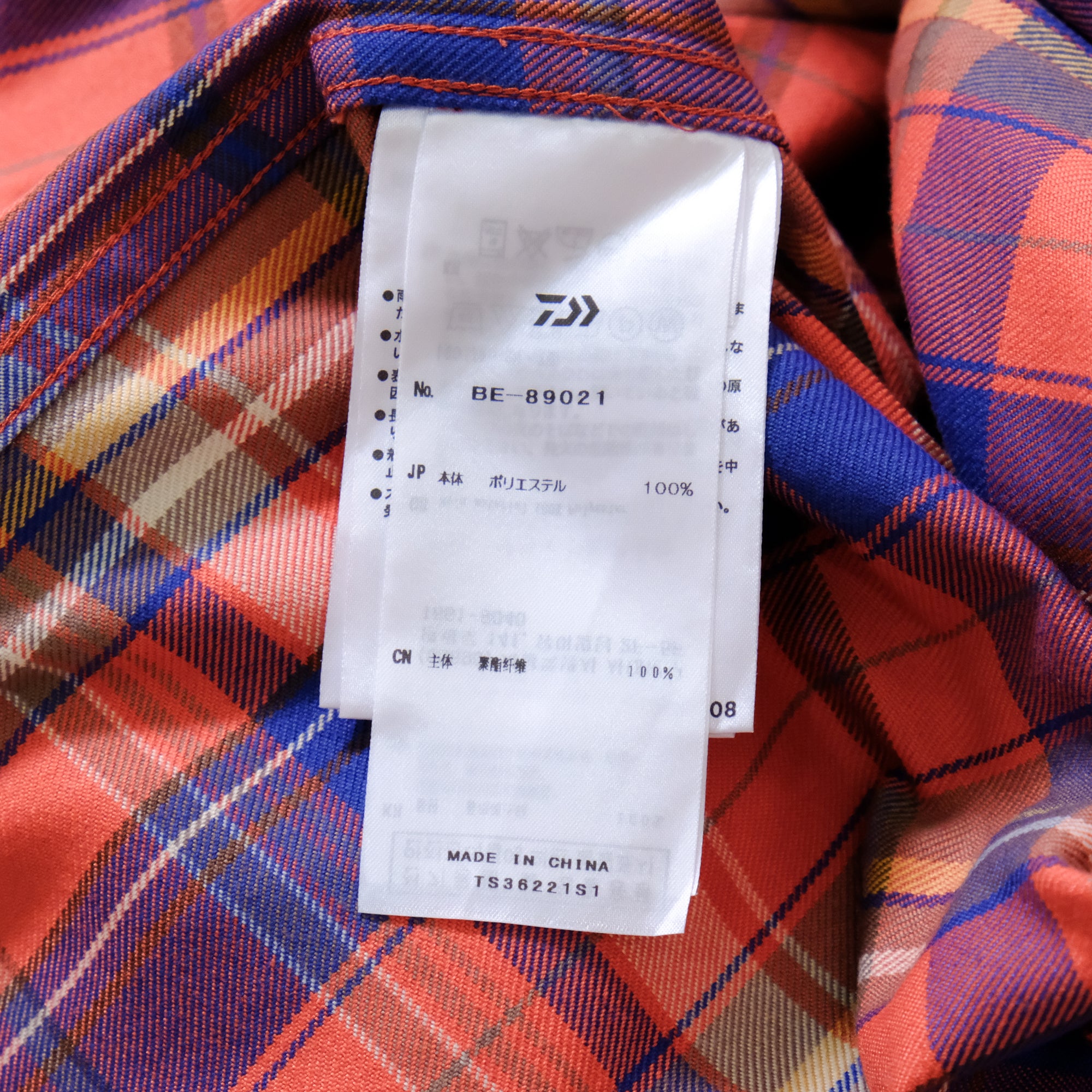 【DAIWA PIER39 / TECH WORK SHIRT FLANNEL (RED PLAID) / SIZE M】