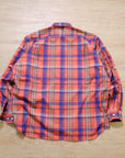 【DAIWA PIER39 / TECH WORK SHIRT FLANNEL (RED PLAID) / SIZE M】